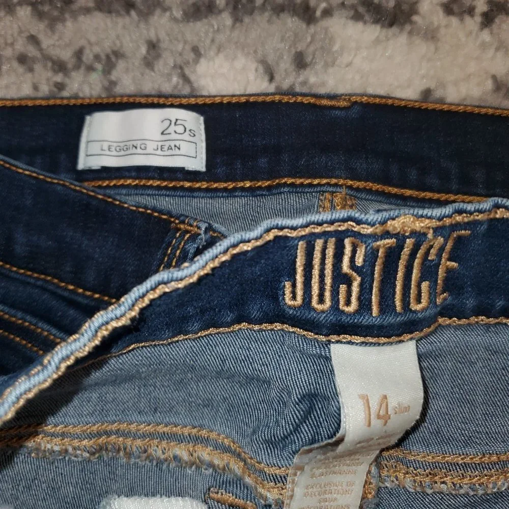 Girls Jean Pants || Justic and Gap || sz 14 EUC